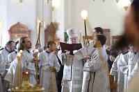  Божественная литургия и отпевание архимандрита Сергия (Шагаева) в Тихвинском храме Ногинска 